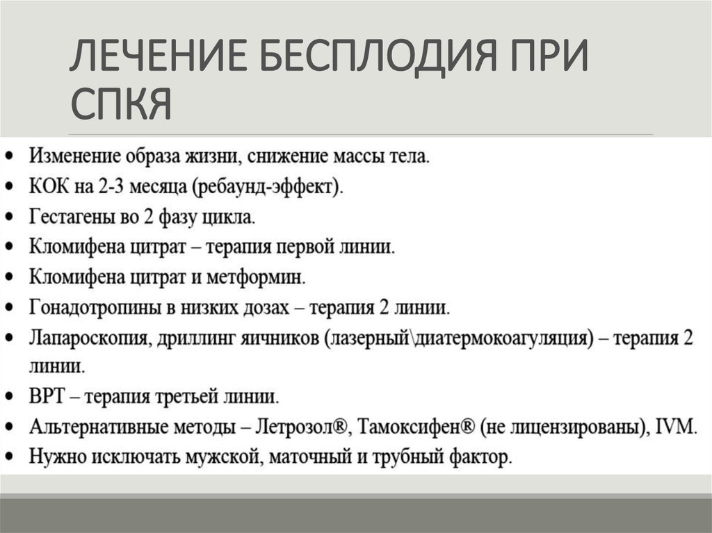 Лечения бесплодия отзывы. Лечение бесплодия при СПКЯ. Кок при гиперандрогении. Диета при лечении бесплодие.