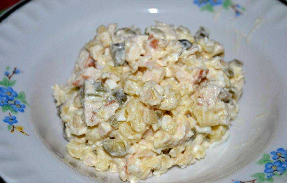 Салат из грудки куриной рецепт с фото очень вкусный и простой