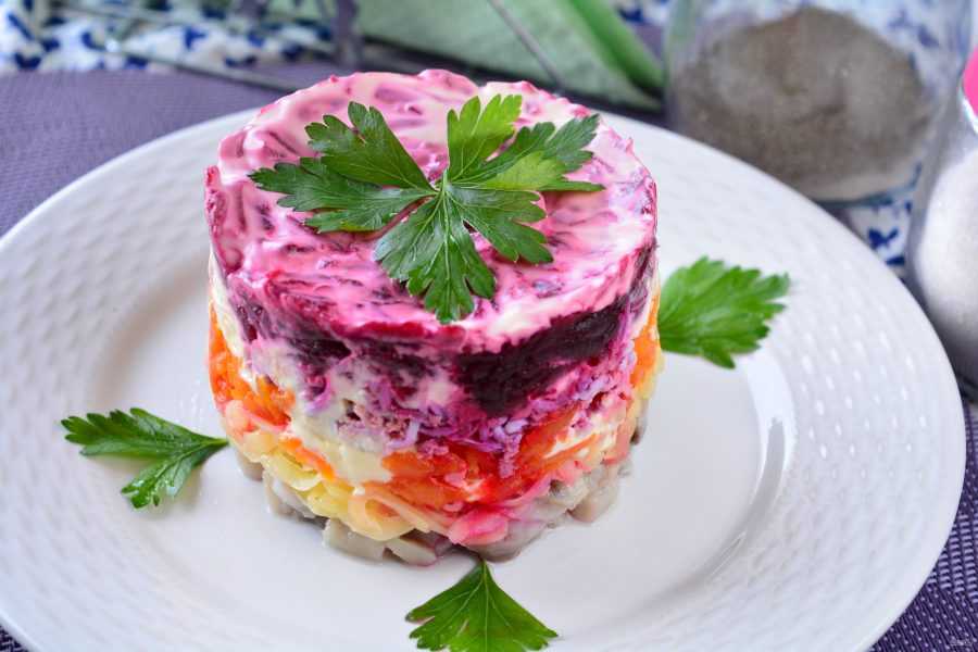 Салат под шубой с селедкой рецепт классический пошаговый с фото