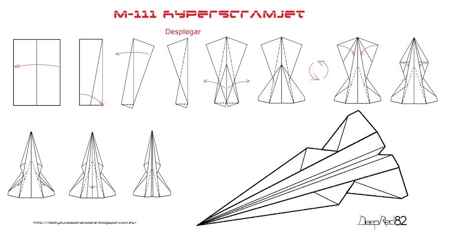 Самолетик летучая мышь схема