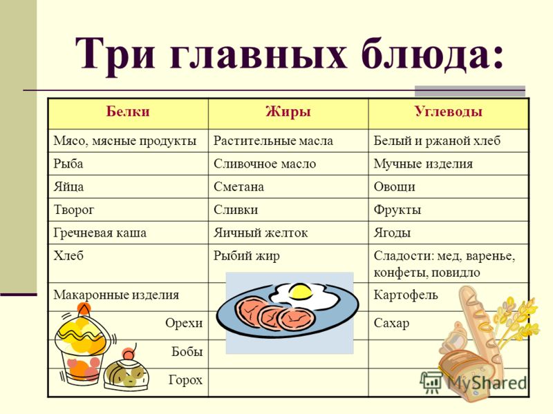 Продукт обед желудок каша одним словом