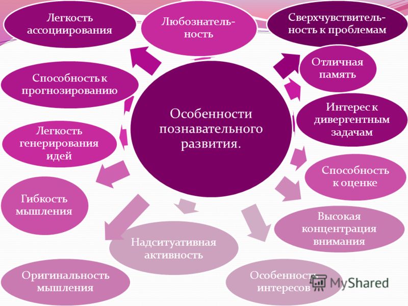 Особенности развития одаренной личности