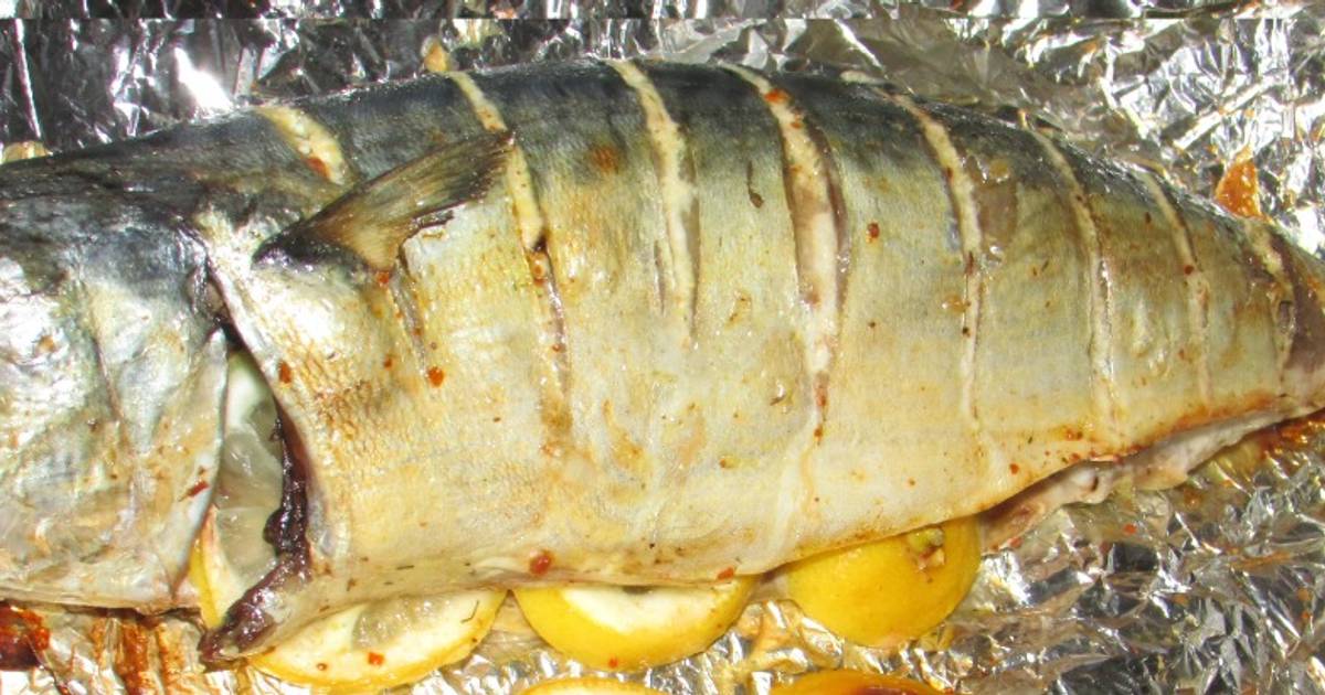 Рыба с лимоном в духовке в фольге рецепт с фото с