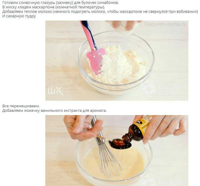 Рецепт глазурь для булочек рецепт с фото пошагово