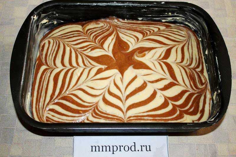 Рецепт торта зебра на сметане в духовке рецепт с фото классический