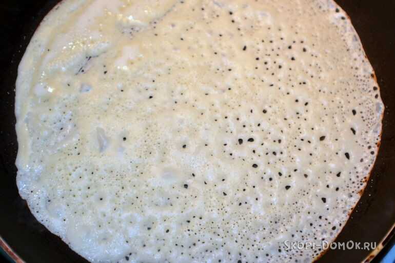 Блины на кислом молоке рецепт с фото пошагово с дырочками