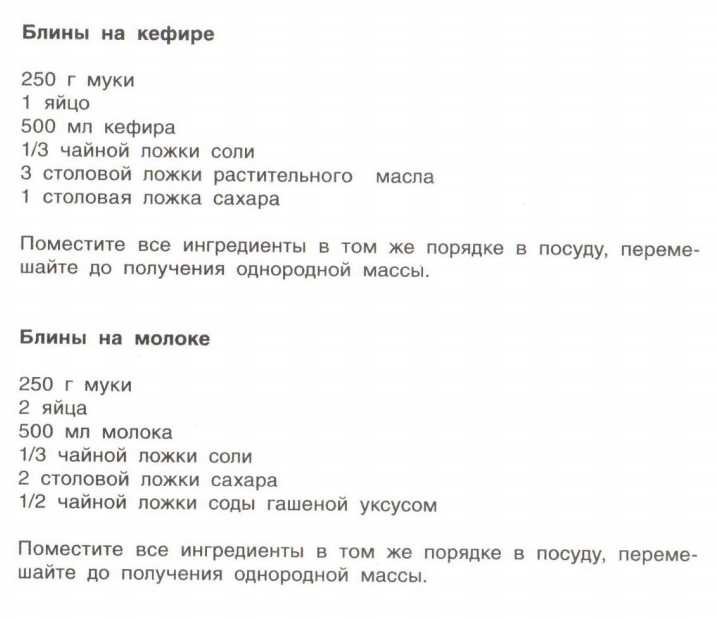 Рецепт тонких блинов молоко 500 мл 3 яйца