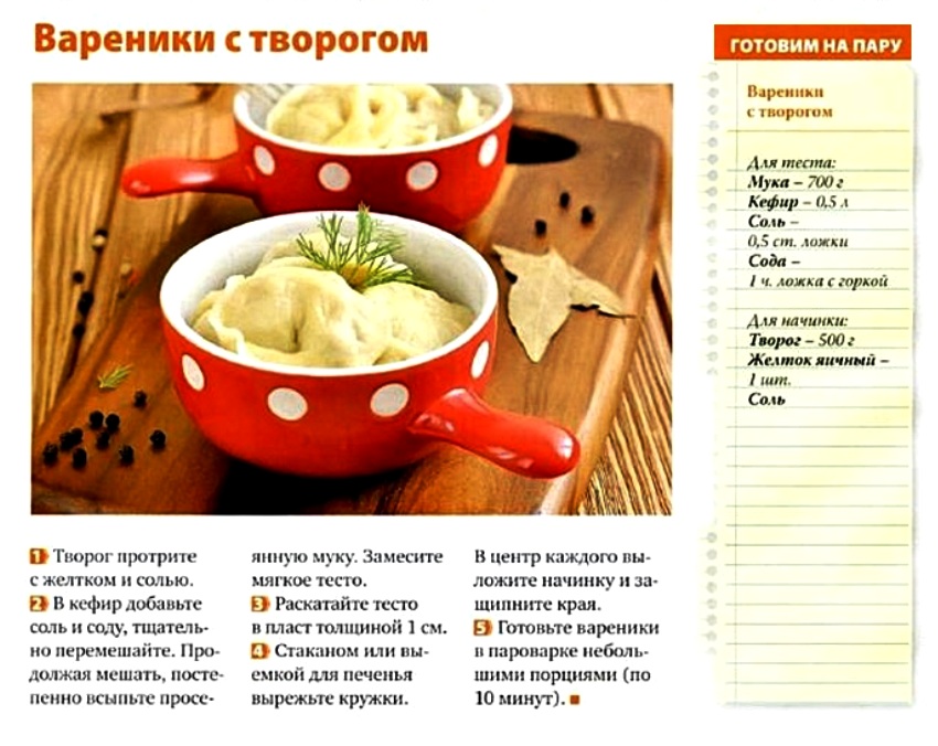 Рецепты вареников с разными начинками с фото пошагово