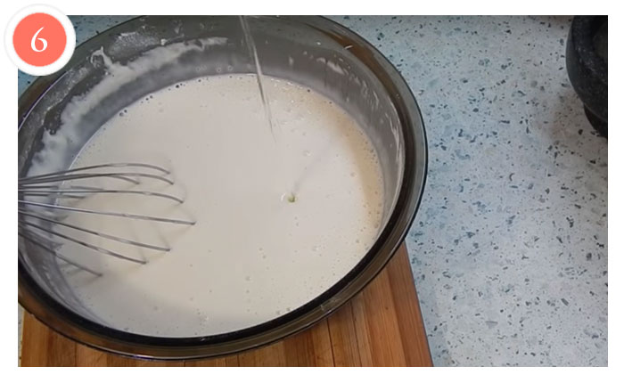 Рецепт блинов на кефире с кипятком тонкие с дырочками с пошаговым рецептом с фото пошагово