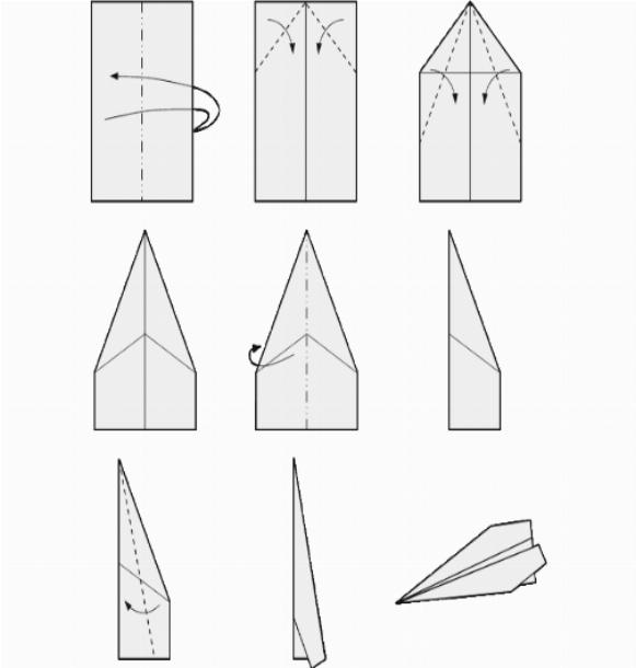 Как сделать самолетик из бумаги пошаговая инструкция фото для начинающих самый простой для детей 7