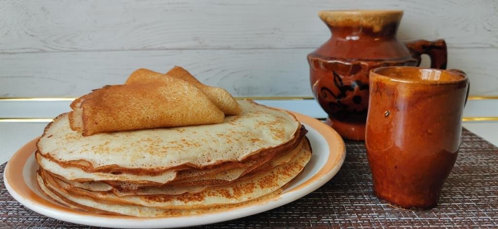 Самые вкусные блины на воде